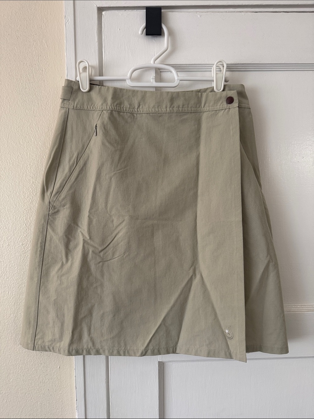 Women’s Khaki Activewear Wrap Skirt - Neutral Beige